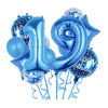 Balloons,11 pcs Foil Balloons 19 Year Old for 19th Birthday Party Supplies Decoration?Confetti Balloon Kids Party Balloons Birthday Party Supplies 19