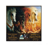SUNSOUT INC - Four Horses of the Apocalypse - 1000 pc Jigsaw Puzzle by Artist: Lindskog-Osorio - Finished Size 20" x 27" - MPN# 68423