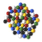 AmishToyBox.com Bag of 60 Glass Marbles for Chinese Checkers, 5/8" (16mm) Diameter