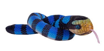 Wild Republic Snakesss Eco Yellow Lipped Snake Stuffed Animal - 54"