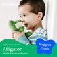 The Petting Zoo Alligator Stuffed Animal Plushie, Gifts for Kids, Nuggetz Wildlife Animals, Green Gator Plush Toy 6 Inches