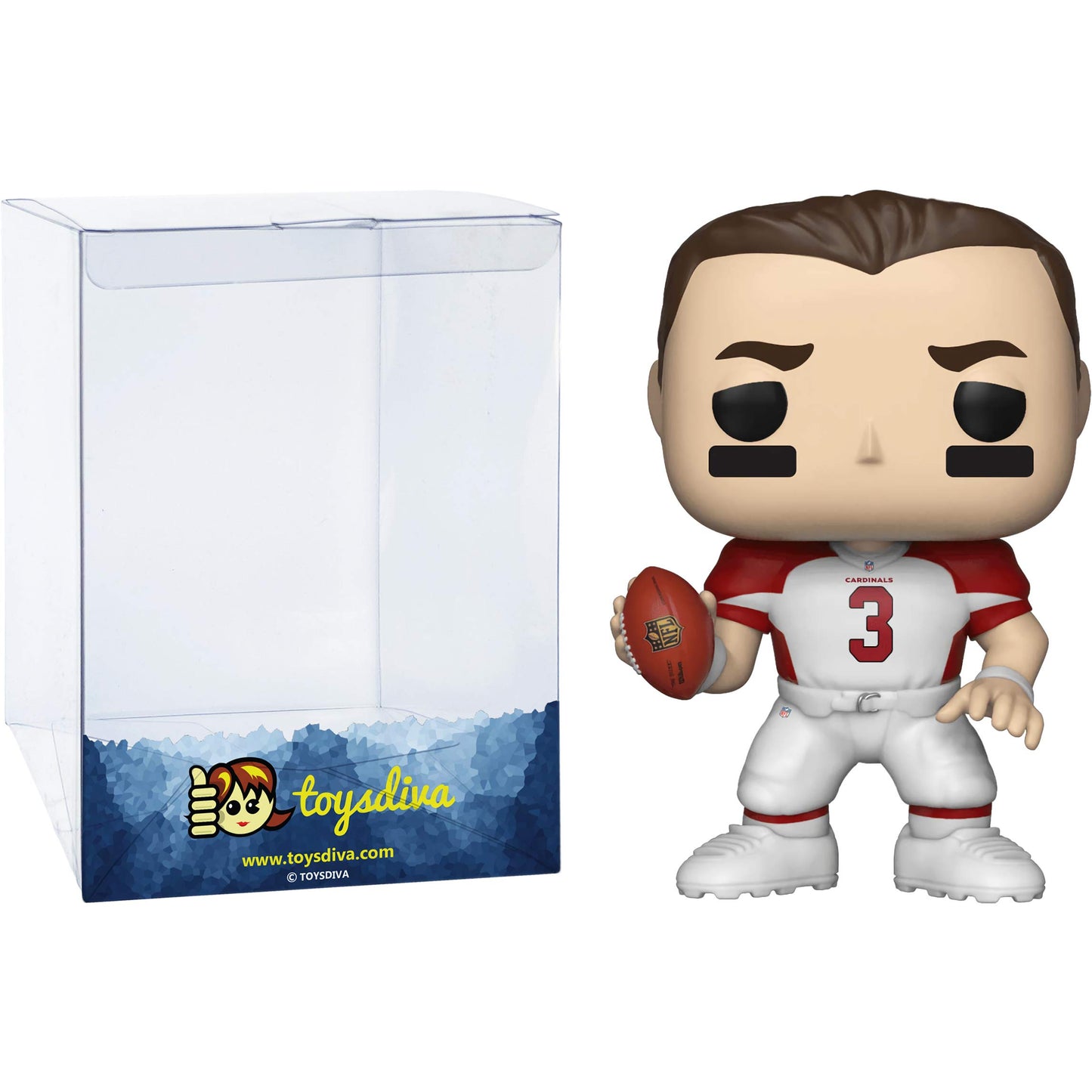 Funko Josh R o s e n : P o p ! Football Vinyl Figurine Bundle with 1 Compatible 'ToysDiva' Graphic Protector (108-31778 - B)