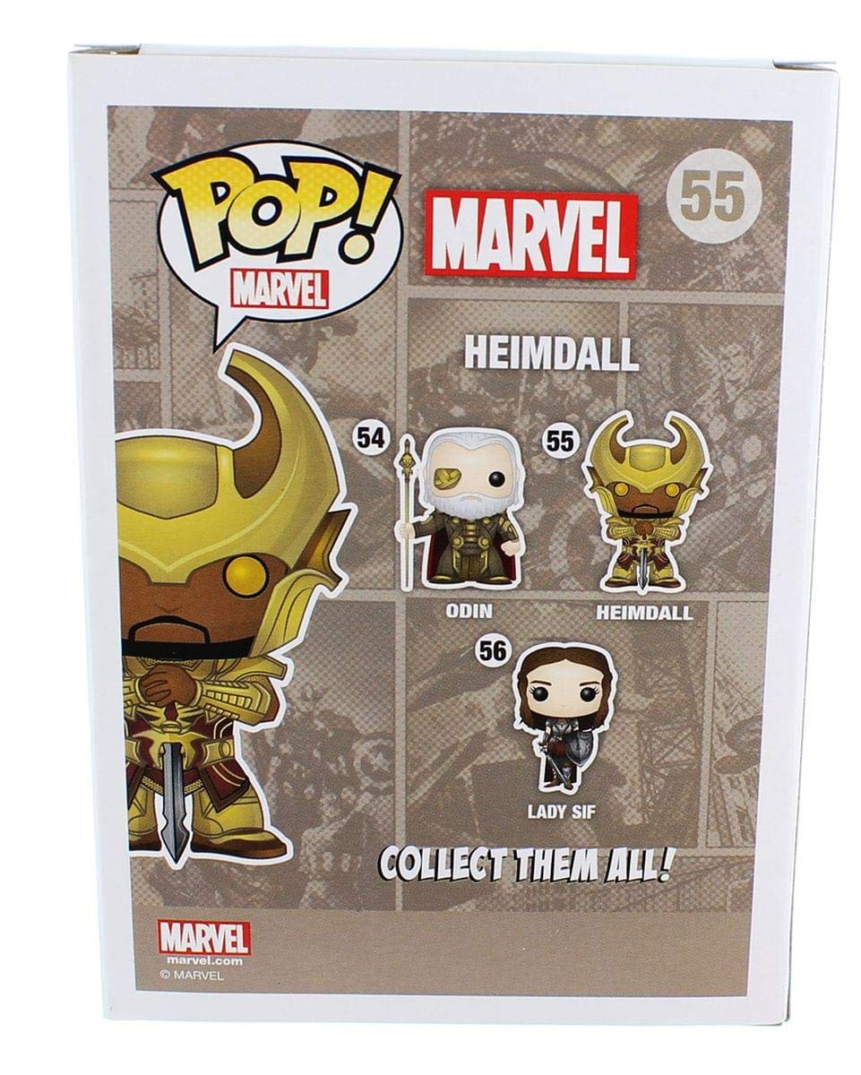 Funko POP Marvel (Bobble): Heimdall Action Figure with Helmet