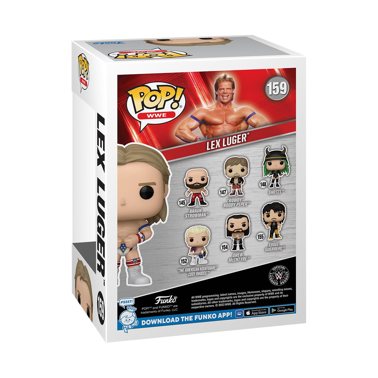 Funko POP! WWE: WWE 94 SS - Lex Luger - Collectable Vinyl Figure - Gift Idea - Official Merchandise - for Kids & Adults - Sports Fans - Model Figure