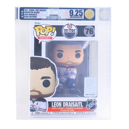 Funko Edmonton Oilers NHL POP | Leon Draisaitl (Road Uniform) | Rated AFA 9.25