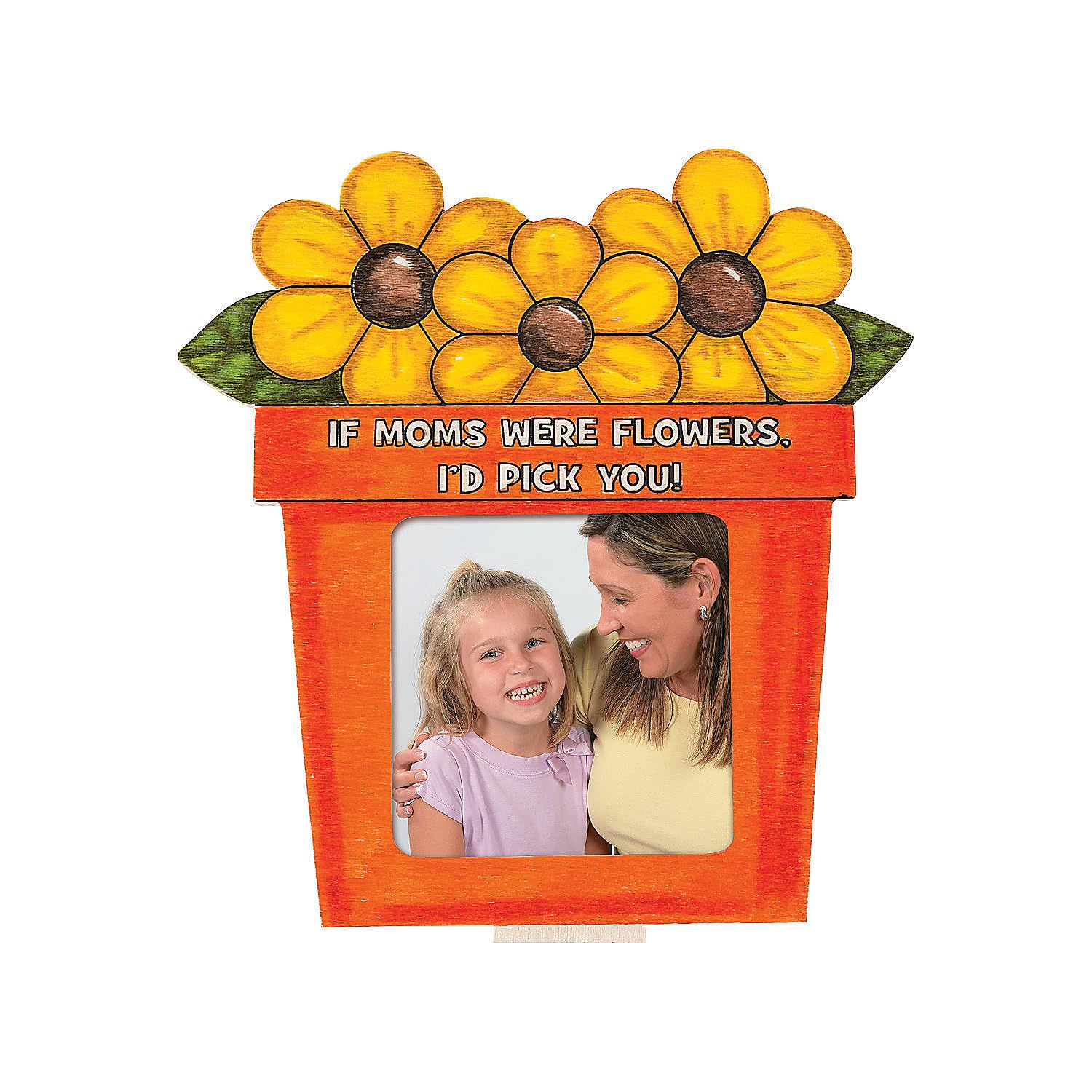 Fun Express DIY Picture Frame Kit for Kids Art - Wooden Craft Frames to Decorate for Mother's Day Crafts| Paintable Wood Photo Frames for Classroom
