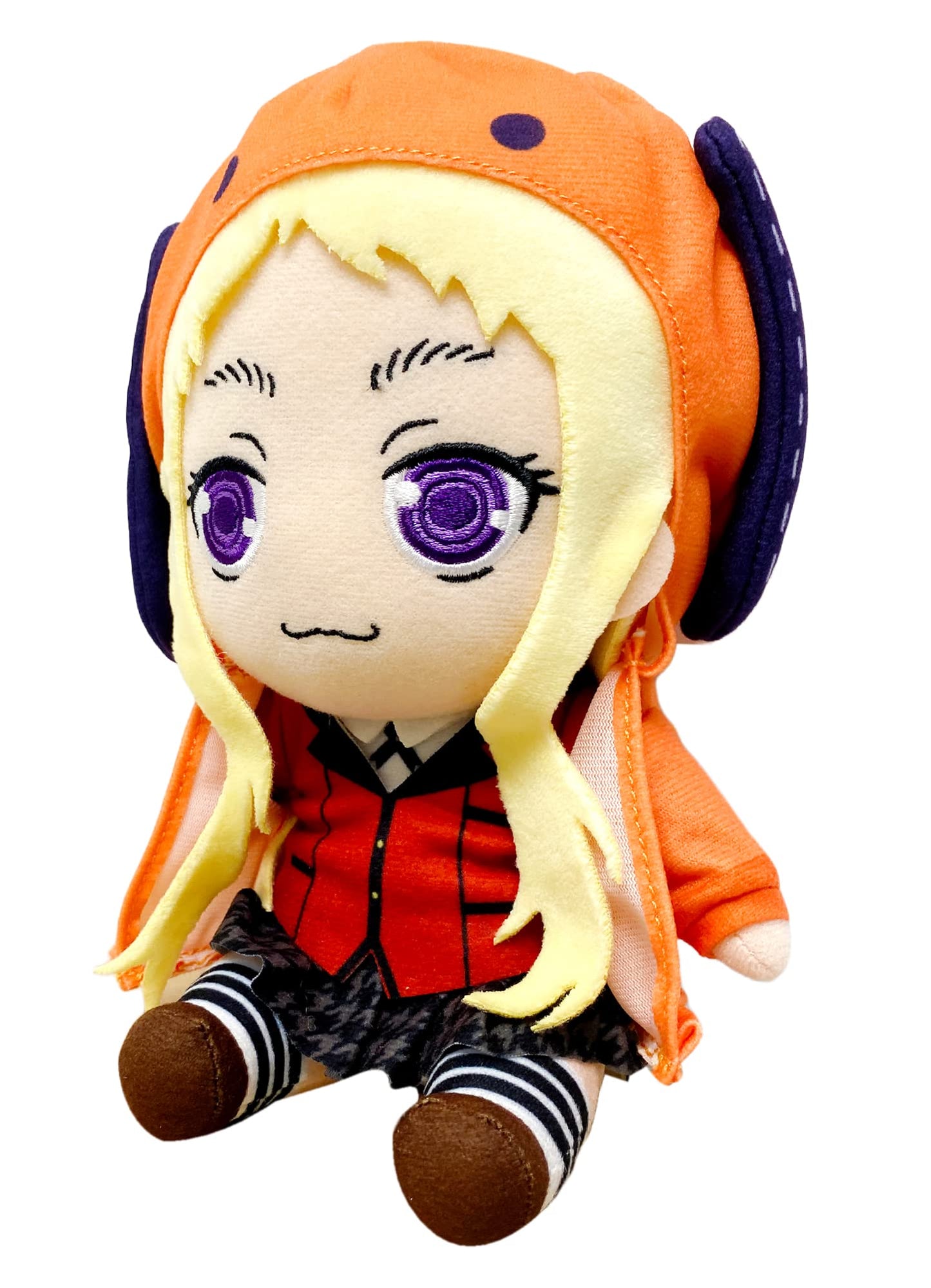 Great Eastern Entertainment Kakegurui - Runa Yomozuki Sitting Pose Plush 6" H