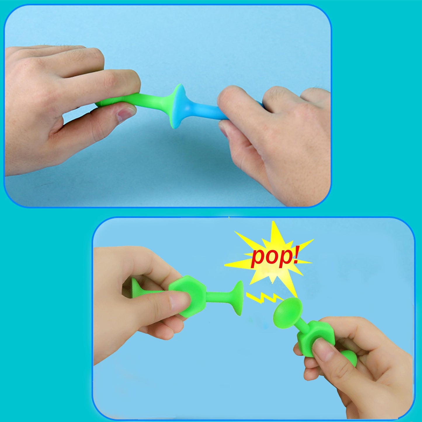 Toddler Bath Toys for Kids Ages 4-8?Suction Cup Fidget Spinner Baby, 42 pcs Suction Bathtub Toys for Toddlers 3-5, Starter Sticky Blocks for Bathtub