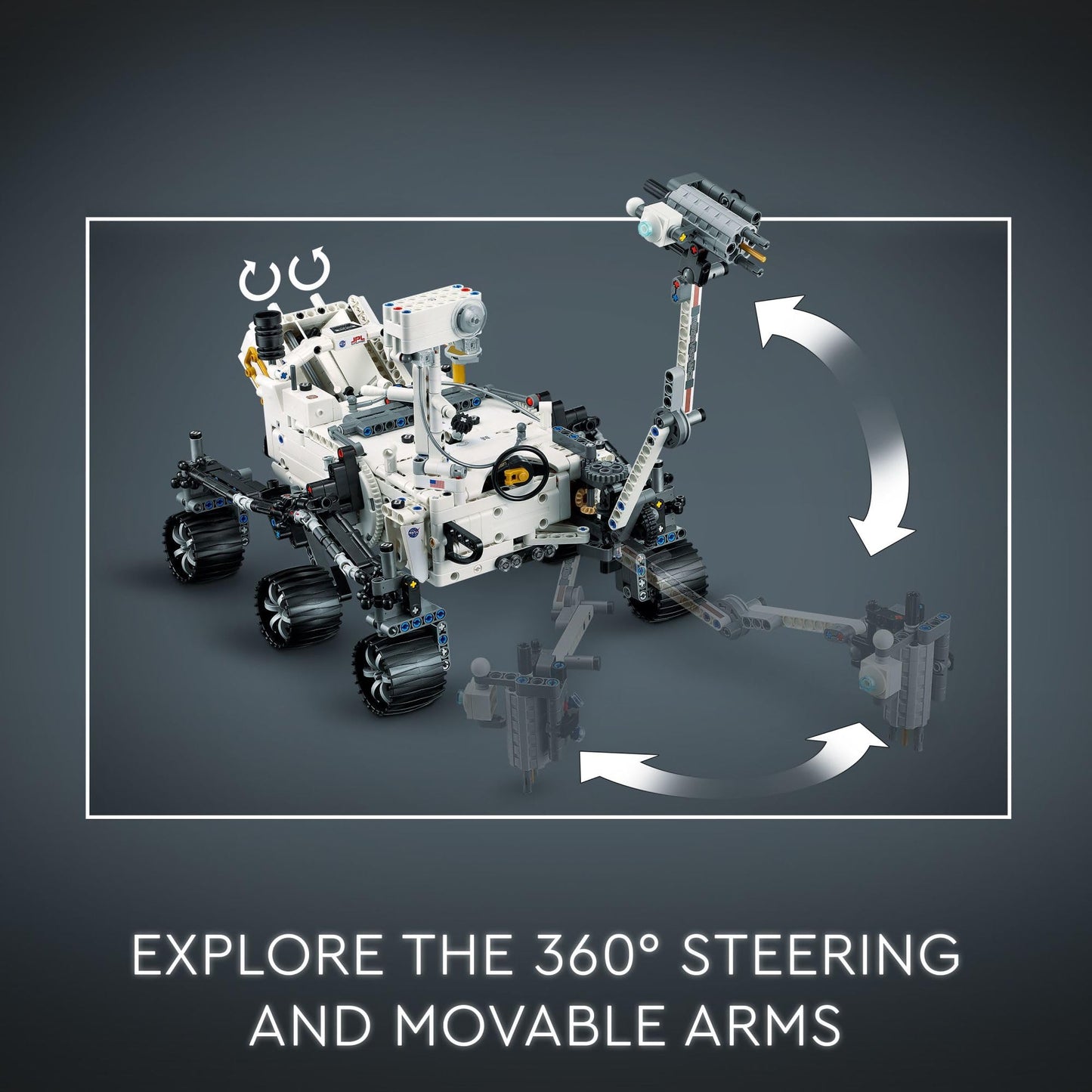 LEGO Technic NASA Mars Rover Perseverance Building Toys - STEM Model Kit for Boys & Girls, Ages 10+ Years - Gifts for Birthdays - Detailed Set
