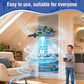 Foam RC Fighter Airplane Toy 360 Flip Easy-to-Fly for Kids Adults Beginners