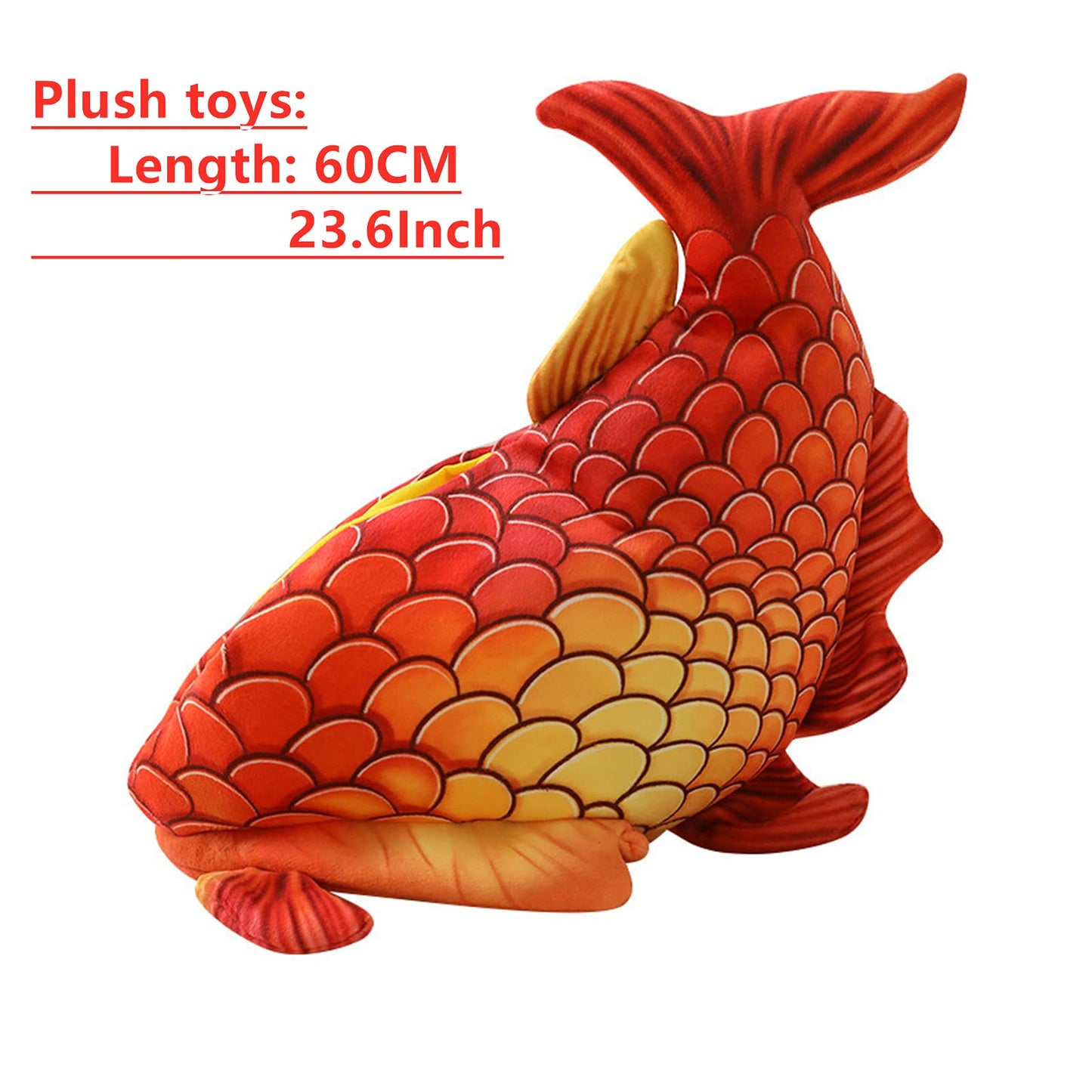 XIYUAN funny fish head hat- fish costume hat-Sea Animal Hats - Costume Hats -Funny Fun and Crazy Hats in Many Styles Red