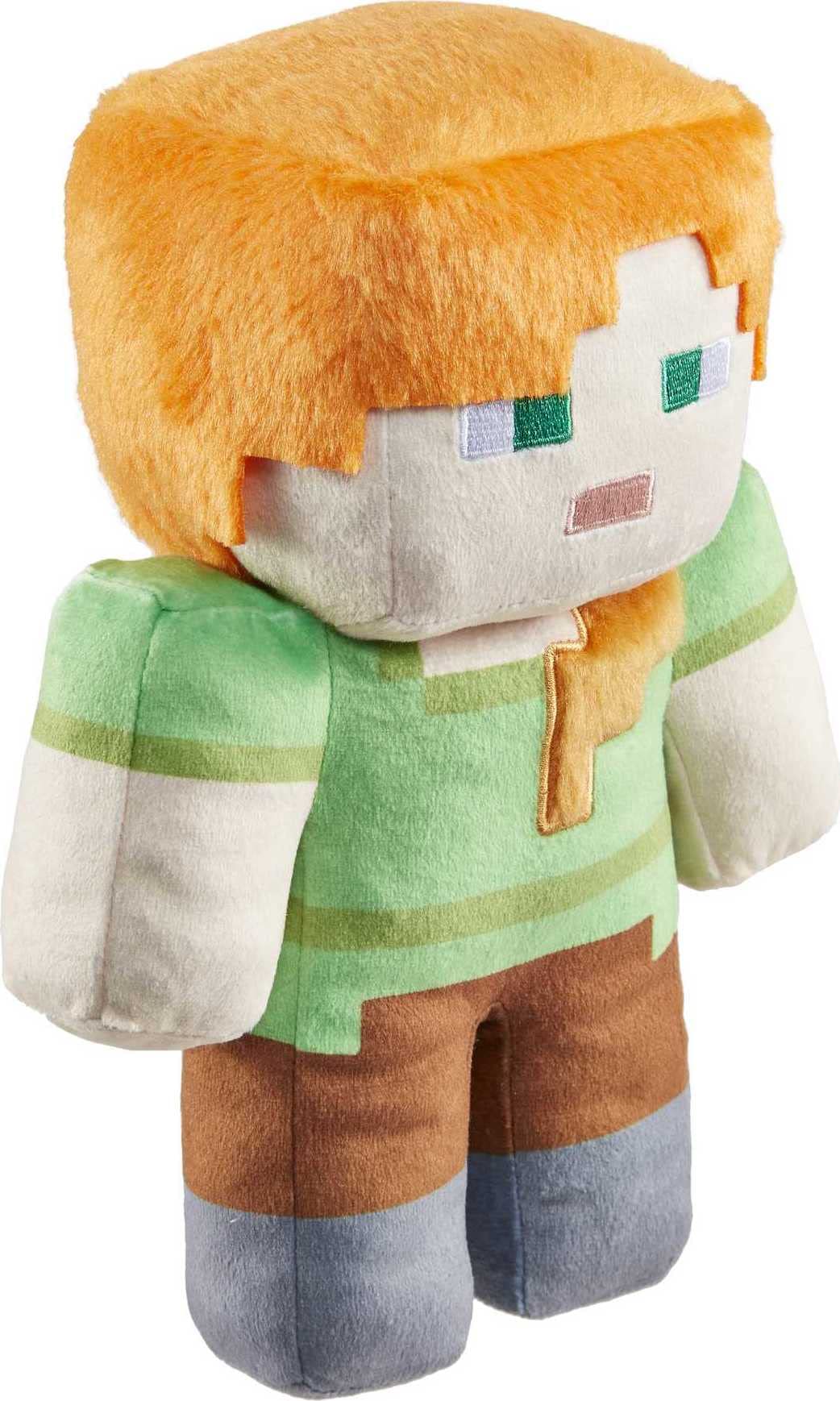 Mattel Minecraft Basic Plush Toy, Alex Soft Doll, 8-inch Collectible Inspired by a Fan-Favorite Character from the Video Game