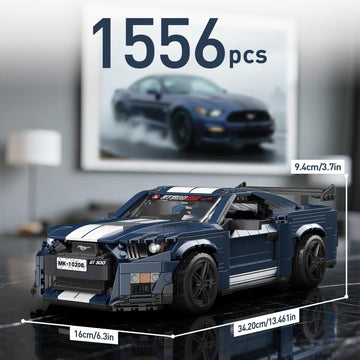 Mould King Technik Sport Car Building Sets, Creative Classic Cars for Teens Age 14+, Display Model for Home or Office Décor,10208 Cool Vehicles Model