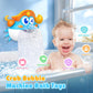 Bath Toys, Light Up Crab Bath Bubble Maker Bathroom Toys for Kids Ages 1-3 4-8,Bath Bubble Machine with Colourful Light Toddler Bathub Toy Great