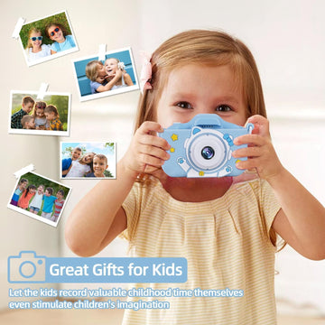 Kids Camera for 3-12 Years Old,Toddlers Childrens Girls & Boys Selfie Camera, 48 MP 1080P IPS Screen Dual Digital Toy Camera, Perfect for Kids