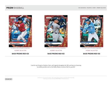 2025 Panini Prizm Baseball 6-Pack Hobby Trading Card Blaster Box (Find 4 Exclusive Ice Parallels Per Box)