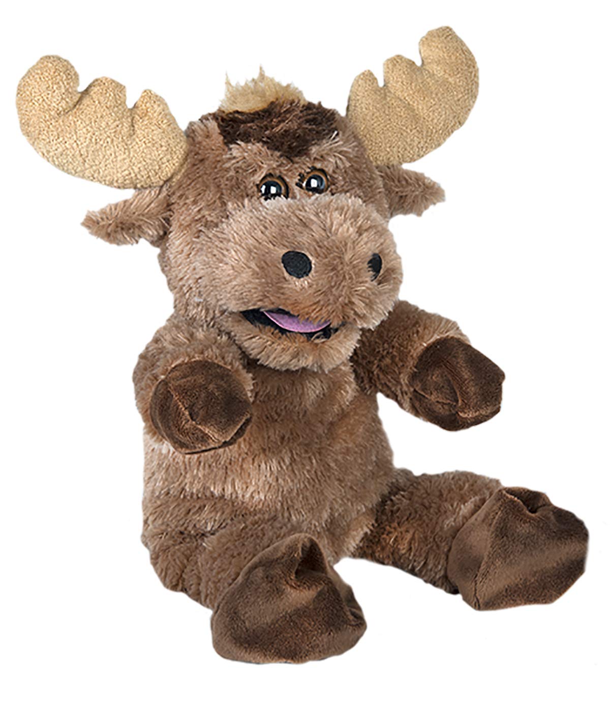 Stuffems Toy Shop Make Your Own Stuffed Animal Melvin the Moose 16"- No Sew - Kit with Cute Backpack!