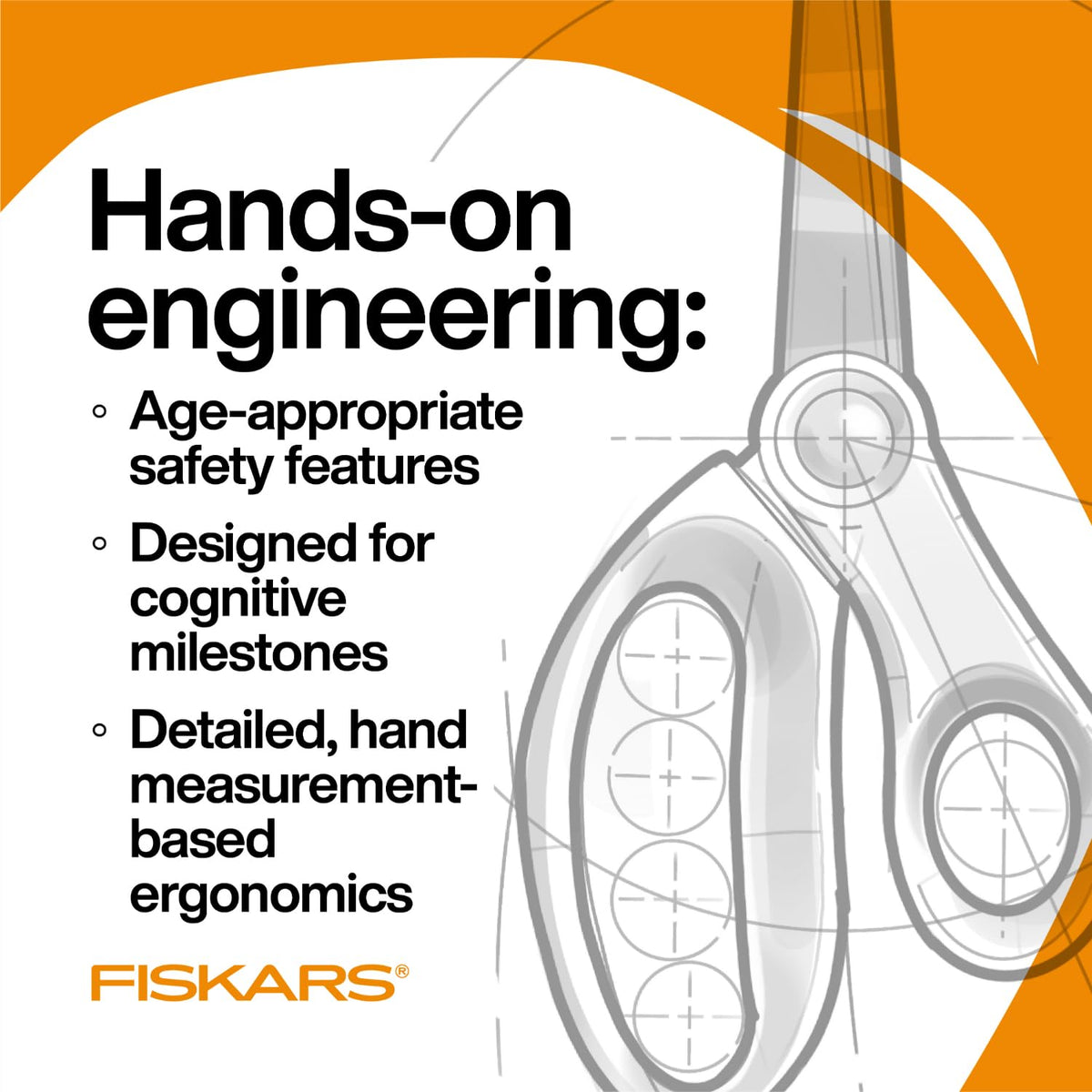 Fiskars 5" Blunt-Tip Scissors for Kids Ages 4-7, For School or Crafting, Turquoise (Pack of 1)