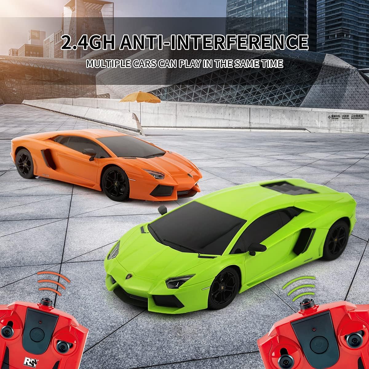 QUN FENG RC Car 1:18 Lamborghini Aventador 2.4G Radio Remote Control Cars