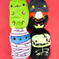 Cats vs Pickles - Scary Collection #2 - Catzilla, Count Catula, Coder Cat, & Skully - 4-Pack - 4" Cute Cuddly Collectible Bean Plush Toy - are You