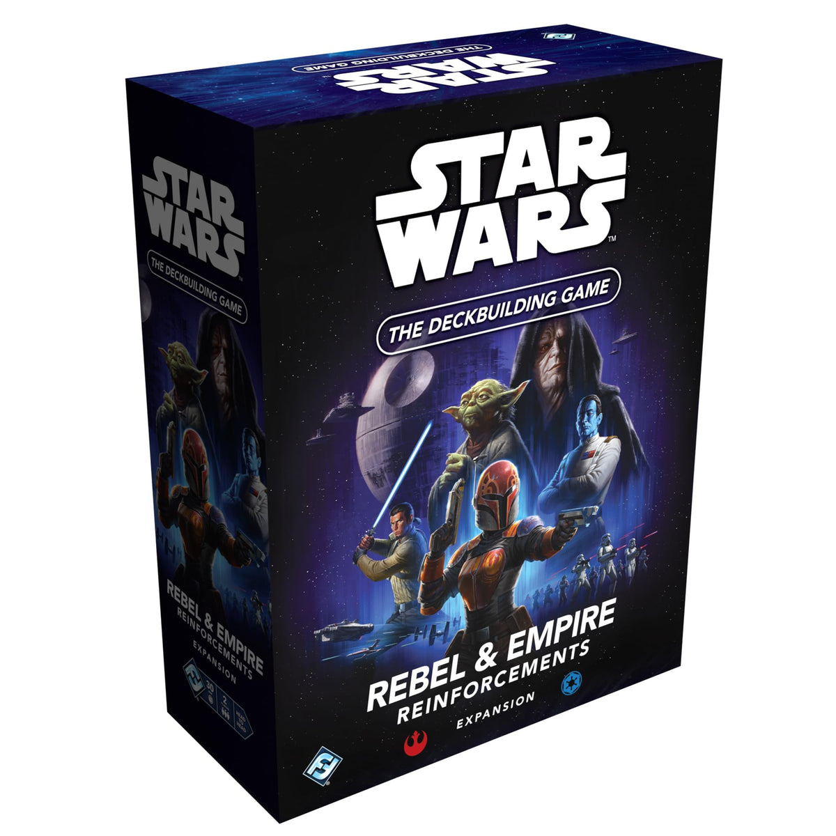Star Wars The Deckbuilding Game Rebel & Empire Reinforcements Expansion - Strategy Card Game Add-On with Yoda, Palpatine, Thrawn & Campaign Mode