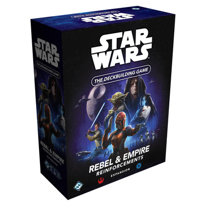 Star Wars The Deckbuilding Game Rebel & Empire Reinforcements Expansion - Strategy Card Game Add-On with Yoda, Palpatine, Thrawn & Campaign Mode