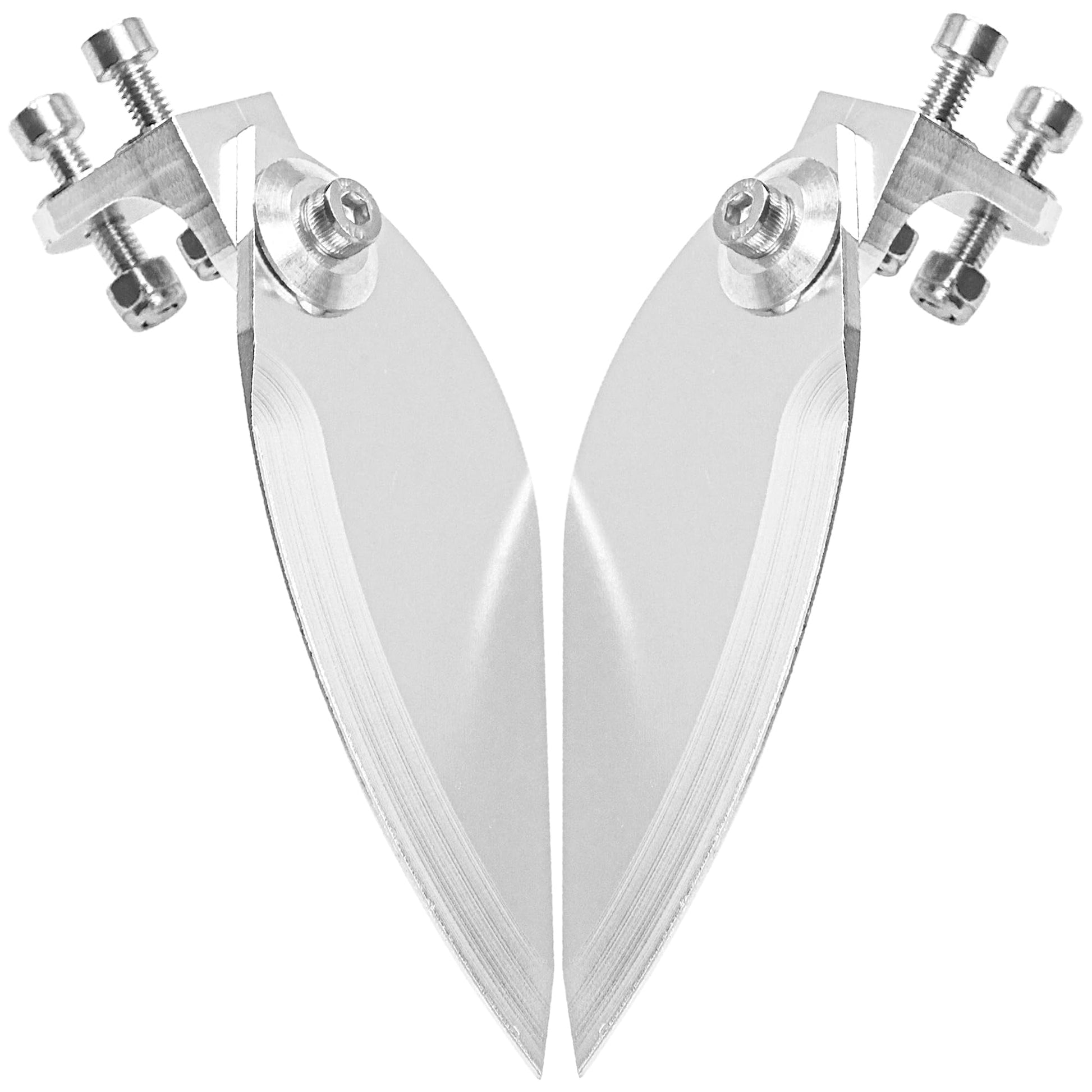Share Goo 55x21mm RC Model Boat Water Knife Turn Fins Auxiliary Waterjet Compatible with 60-75cm Electric Nitro Power Remote Control Boats Feilun