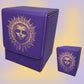 VEHASAYO Custom Card Deck Box, Make Your Own Card Cases, Premium Leather Deck Case for TCG, MTG, CCG, OCG Storage, Compatible with Magic The Gathering