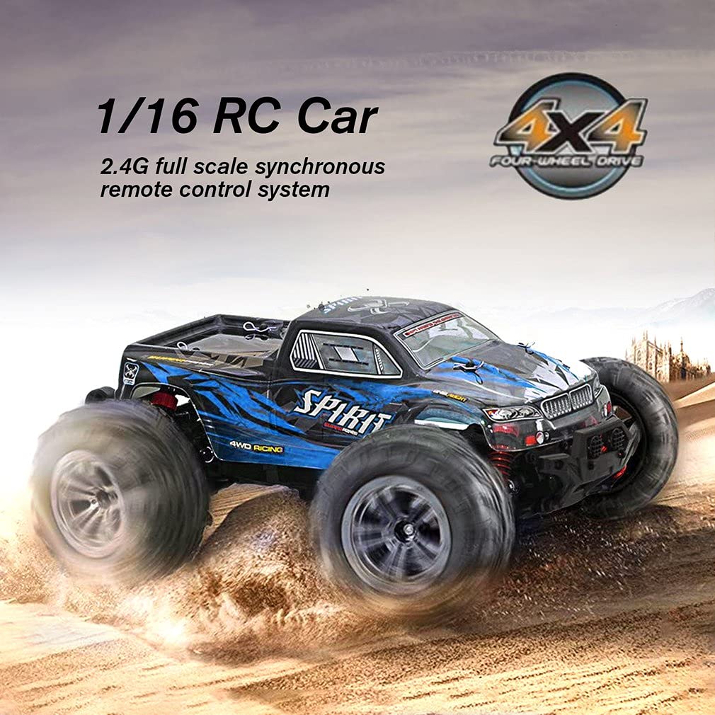 FMTStore FMT Brushless 52km/h High Speed RC Cars 1:16 Remote Control Monster Truck 4WD All Terrain Off-Road 2.4Ghz Shockproof Waterproof RTR Hobby