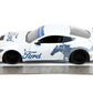 Jada Big Time Muscle 1:24 2024 Ford Mustang GT Dark Horse Die-Cast Car, Toys for Kids and Adults(White with Blue Horse Deco)