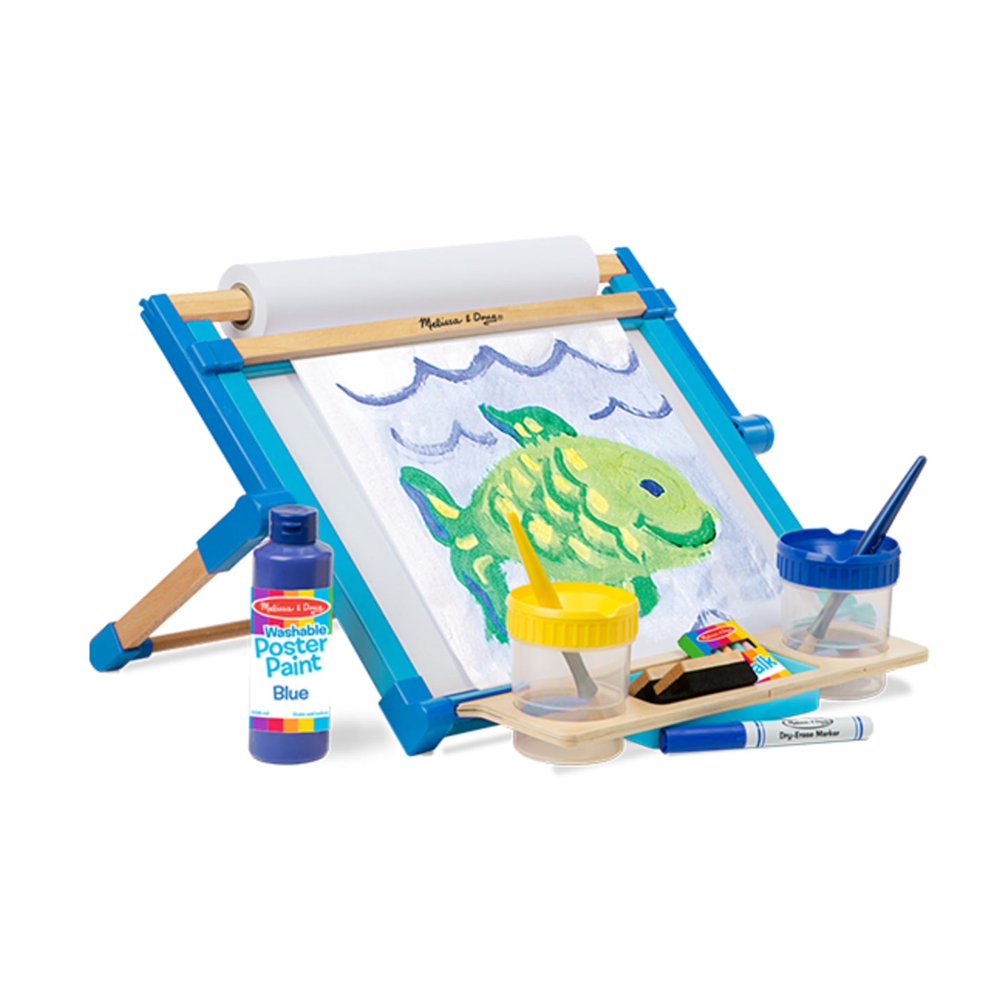 Melissa & Doug Deluxe Easel Paper Roll Replacement, 2-Pack Bundle for Coloring, Writing or Painting (17 in. x 75 ft.) Art Supplies for Kids Ages 3+