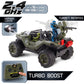 NKOK Halo Infinite RC: Battle Hog UNSC Warthog -W/Master Chief & Spartan, 2.4 GHz Radio Control w/Turbo Boost Vehicle