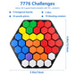 HEGYINI Genius Hives - 2-Player Hexagonal Puzzle Race | Roll Dice, Block Spaces, Solve First! | 7776 Unique Challenges, 100% Solvable | STEM Strategy