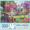 Bits and Pieces - 300 Piece Jigsaw Puzzle for Adults - 18" x 24" - Spring - 300 pc Large Piece Colorful Flowers Jigsaw by Iris Sage