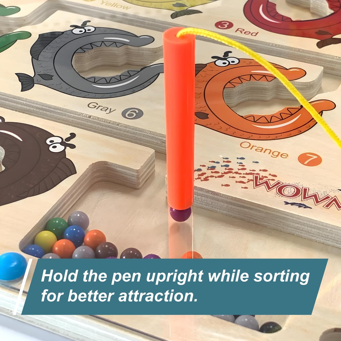 WOWME Educational Magnetic Color & Number Maze