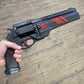 15.5 inch Foam Hand Cannon Prop Cosplay Costume Foam Pistol Game Anime Xmas Collection (Red)