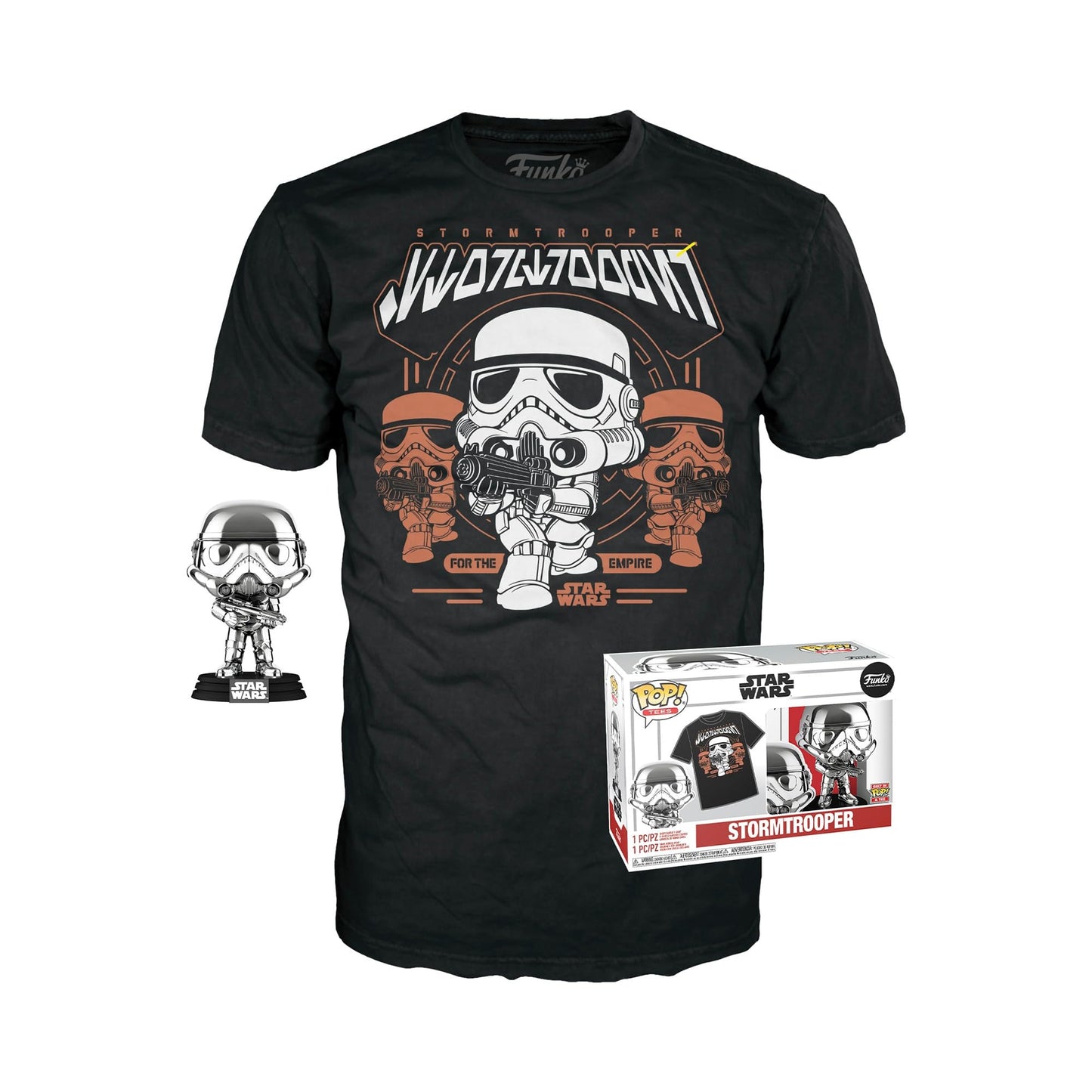 Funko Pop! & Tee: Star Wars Stormtrooper - M
