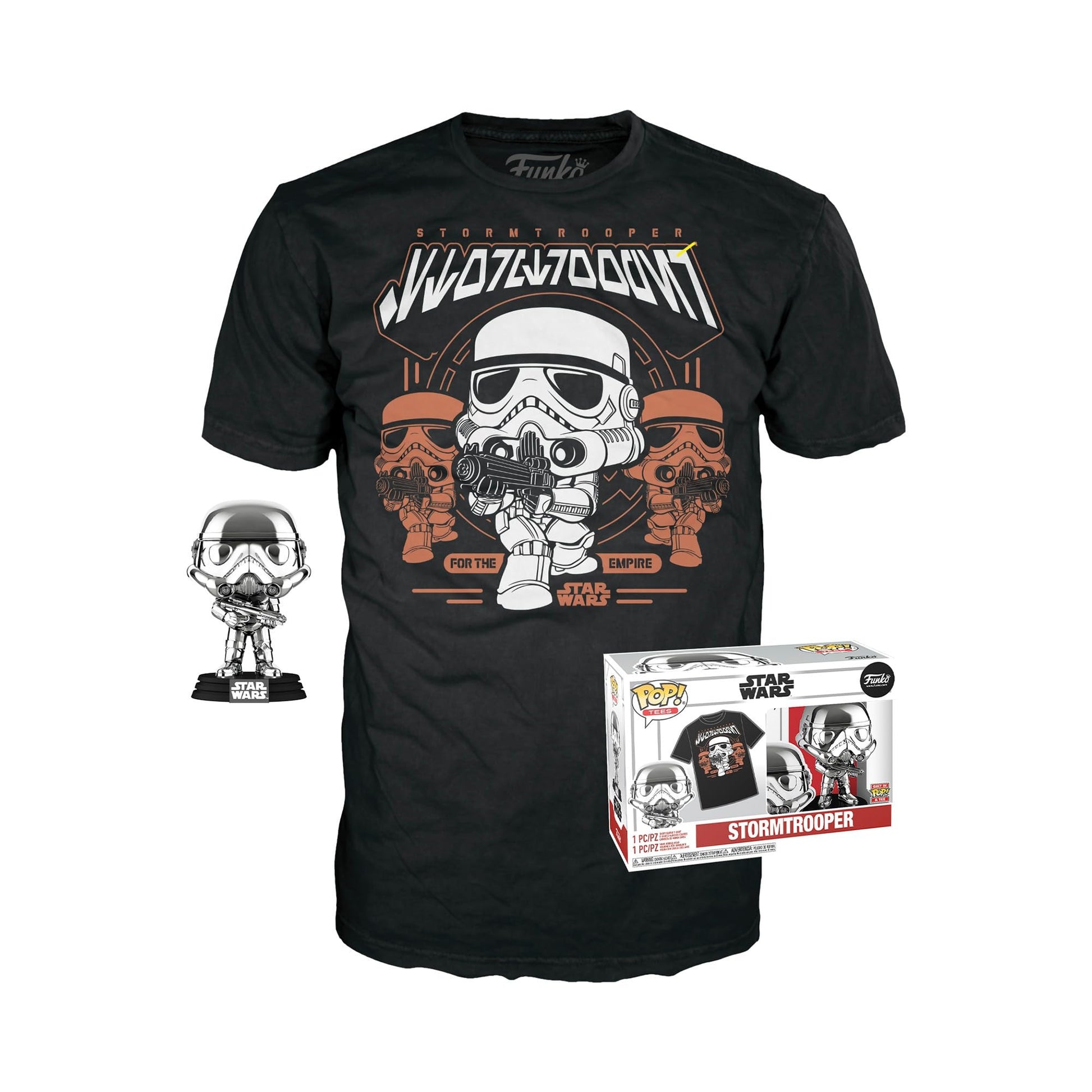 Funko Pop! & Tee: Star Wars Stormtrooper - M