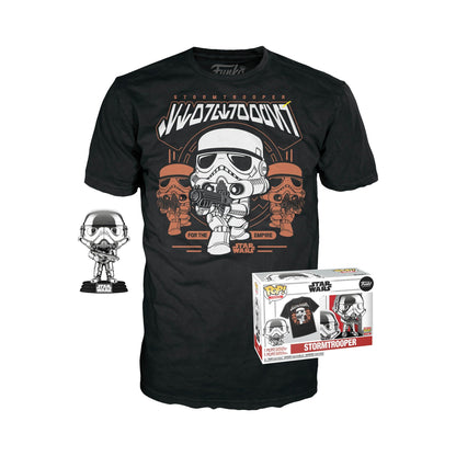 Funko Pop! & Tee: Star Wars Stormtrooper - M