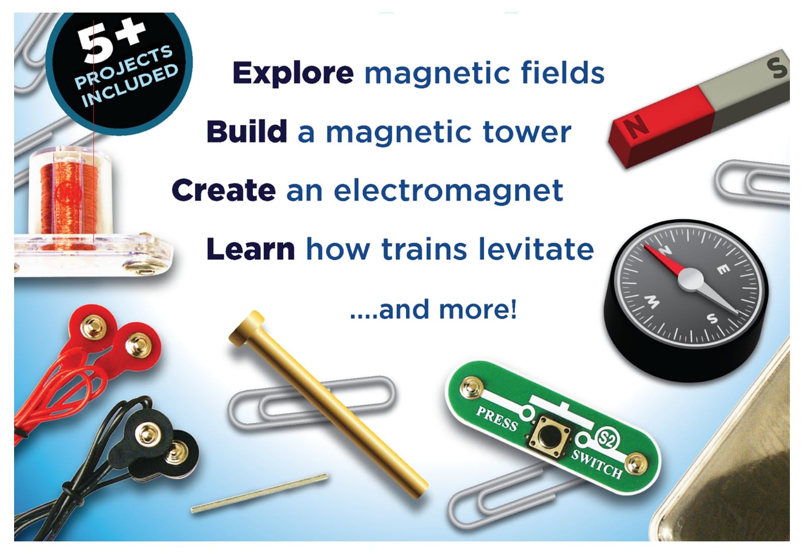 Snap Circuits Magnet Fun Lab | STEM Toy | Boys and Girls Science | 8+ Years