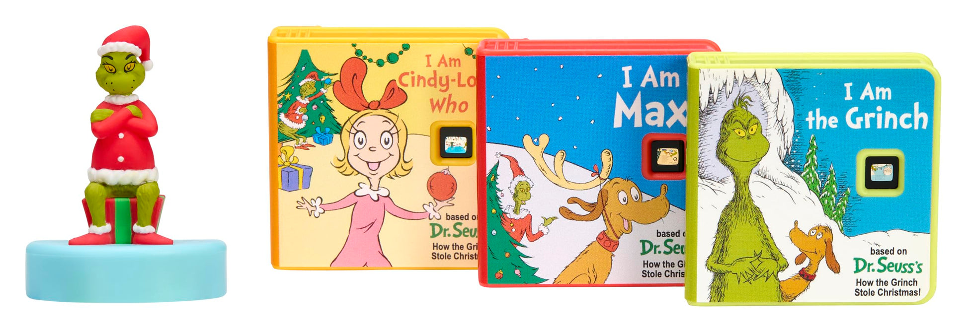 Little Tikes Story Dream Machine Dr. Seuss Grinch Collection, Storytime, Books, Audio Play Character, Gift and Toy for Toddlers and Kids Girls Boys