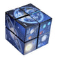 California Creations The Amazing Star Cube: 2 Piece Transforming Geometric Puzzle - Solve The Cube To Find The Hidden Star Cosmo Edition