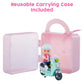 Baby Born MINIS Playset - Light Skin Tone Doll with Blue Eyes, Scooter & Helmet Accessory, Includes Reusable Carrying Case for On-The-Go Playtime