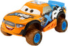 Disney Pixar Cars XRS Mud Racing Vehicle Assortment 1:55 scale Die-Casts, Real Suspensions, Off-Road, Dirt-splashed Design, All-terrain Wheels, Ages 3