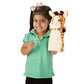 Melissa & Doug Zoo Friends Soft Plush Hand Puppets 4-Piece Glove Set