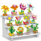 Tecnobicho 12-in-1 Flower Building Set, Botanical Collection Floral Decor Kit, Creative STEM Toy Christmas Birthday Easter Gift for Kids Girls Boys 6+