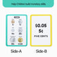 BAZIC Products Money Flash Cards, 36 Cards
