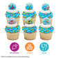 DecoPac SpongeBob SquarePants Rings, SpongeBob Cupcake Toppers Featuring SpongeBob, Patrick, Gary, Mr. Krabs, Sandy Cheeks, And Squidward - 24 Pack