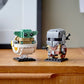 LEGO BrickHeadz Star Wars The Mandalorian & The Child 75317 'Baby Yoda' Building Toy, Collectible Model Figures Set, Gift Idea for Teens