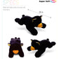 DolliBu Plush Black Bear Stuffed Animal Pillow Size - Super Soft Animal for Kids, Cozy Nap Buddy, Floor Pillow for Kids & Toddlers - 30 Inches